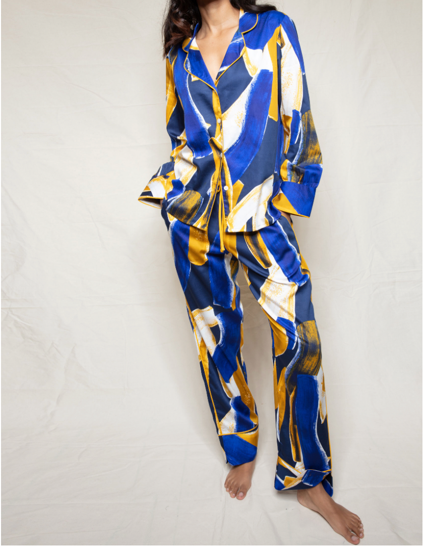 Cotton Pajamas for Women - Abstract