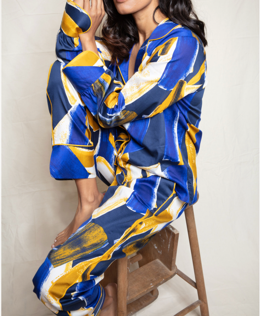 Cotton Pajamas for Women - Abstract