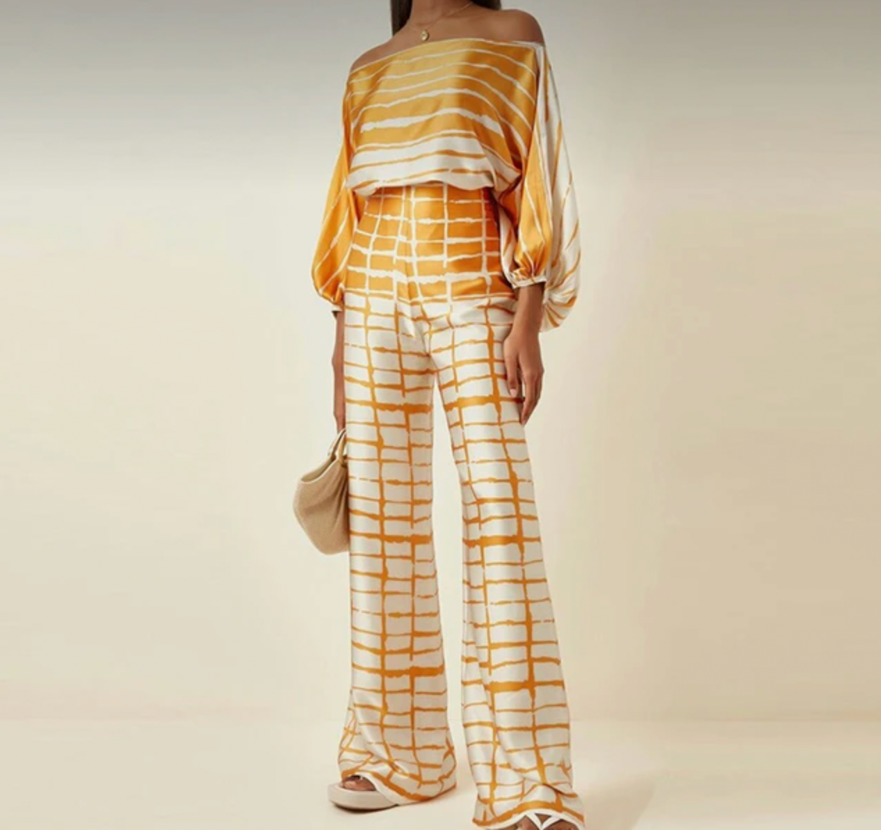 Off- Shoulder Summer Pants set