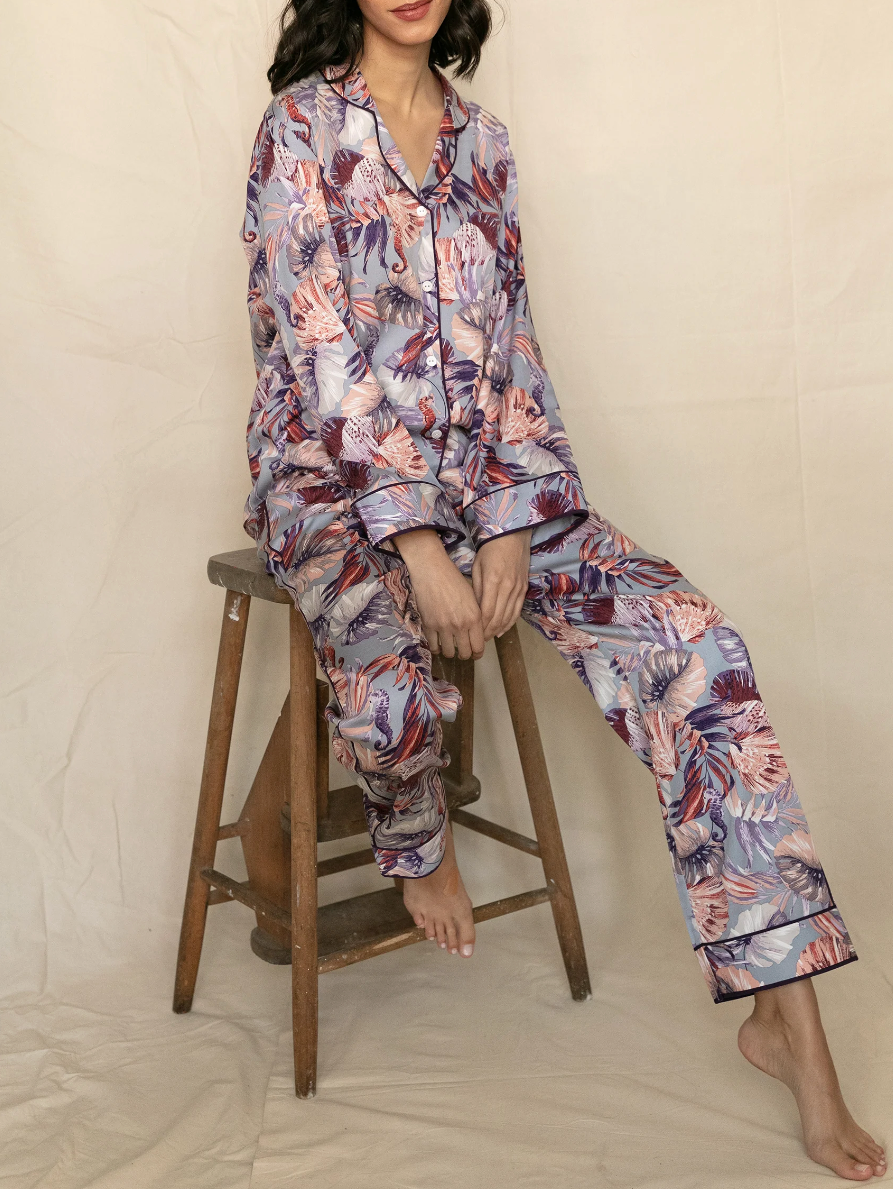 Cotton Pyjamas for Women - Abstract