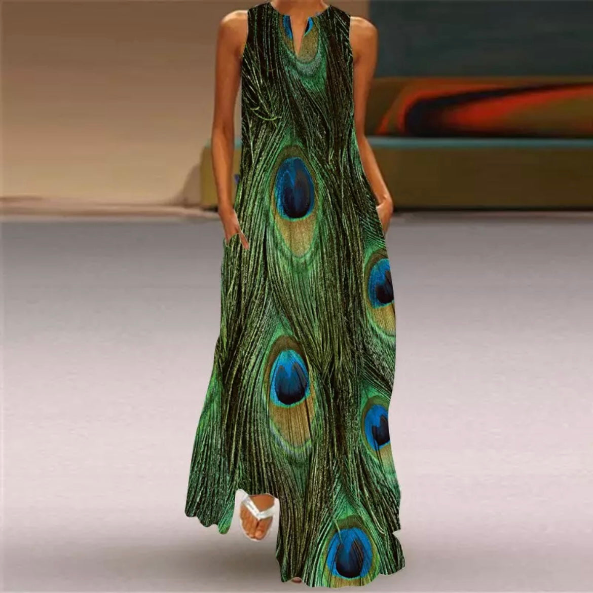 Maxi Summer Dress - Multicolour Maxi Dress